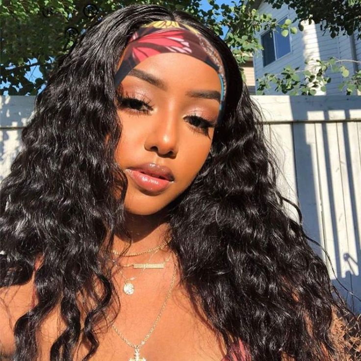 Fashion Headband Wigs for Black Women