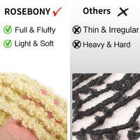 Butterfly Locs 6 Packs Crochet Black With Blonde Braids Compare with Other Braids