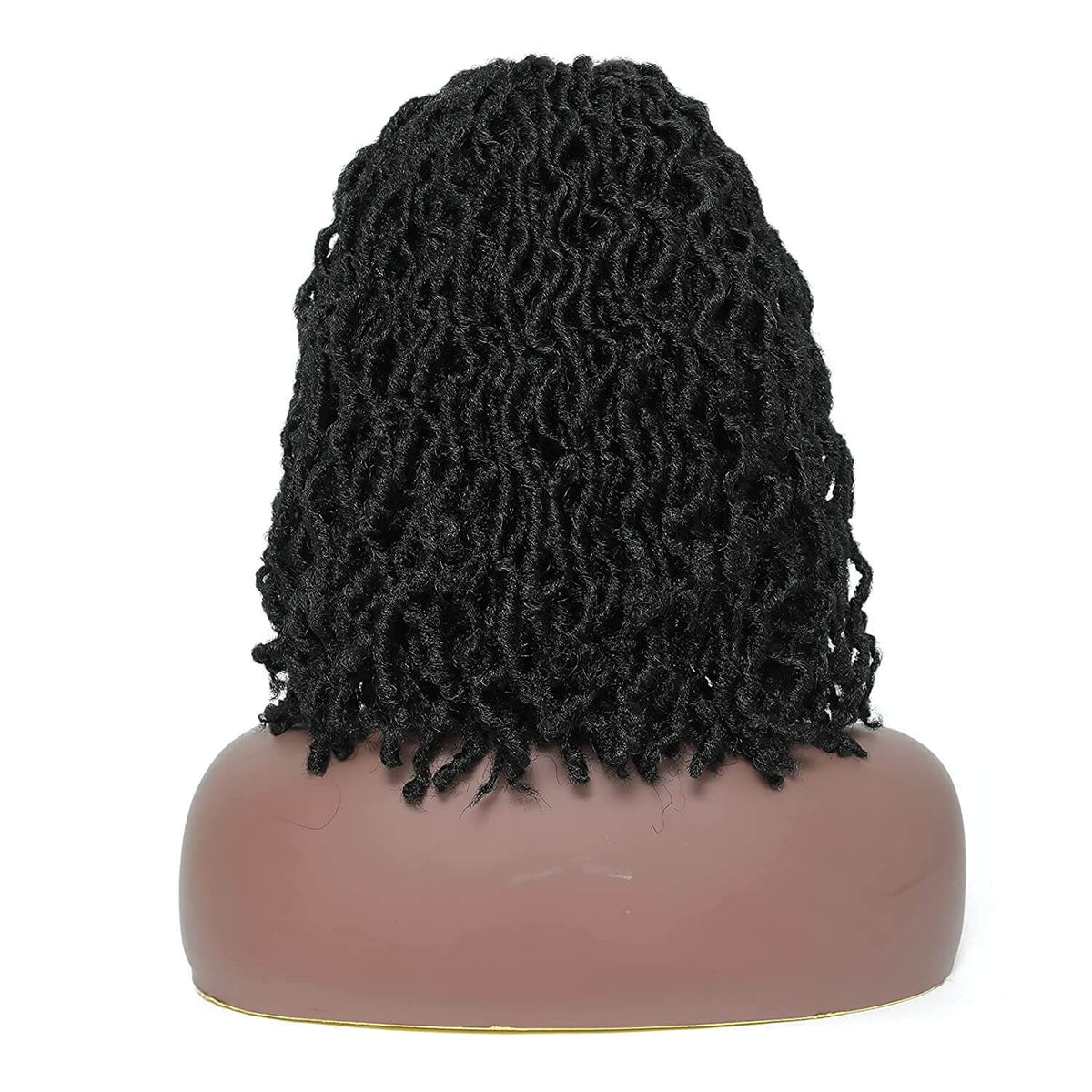 Dreadlocs Short Wigs for Black Women Locs Bob Wig Back Show