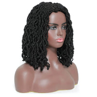 Dreadlocs Short Wigs for Black Women Locs Bob Wig Side Show
