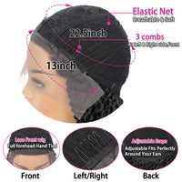 Senegalese Twist Briaded Lace Front Wigs Synthetic Cap Desigh