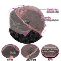 Synthetic Straight Lace Front Wigs Cap Show