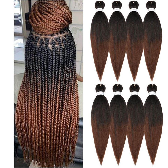 1B 30 Brown Hair Extensions E Z Braiding Hair