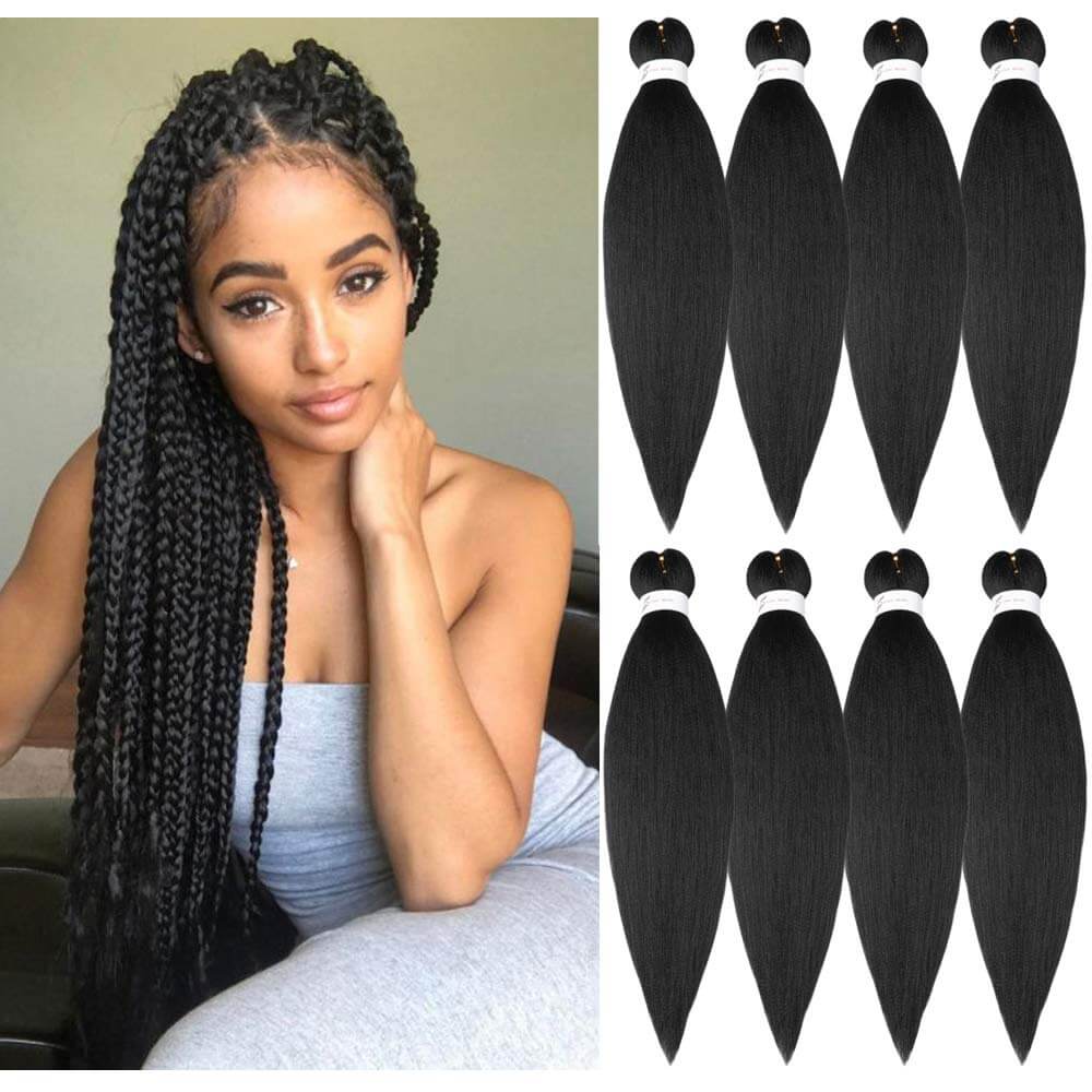 Black Braided Hairstyles With Extensions